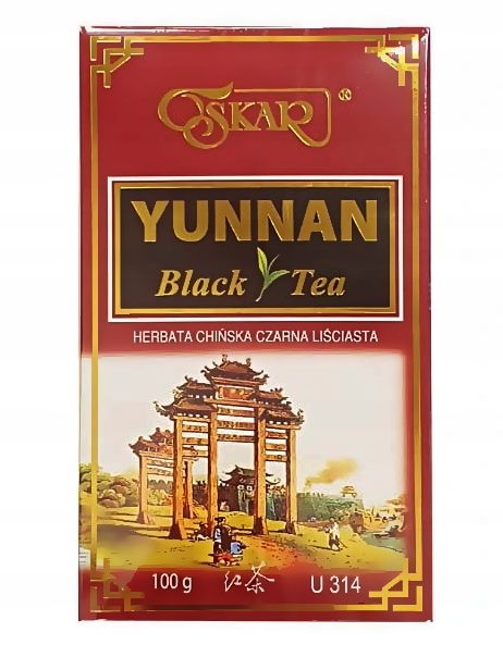 ﻿OSKAR herbata czarna LIŚĆ YUNNAN U 314 100g