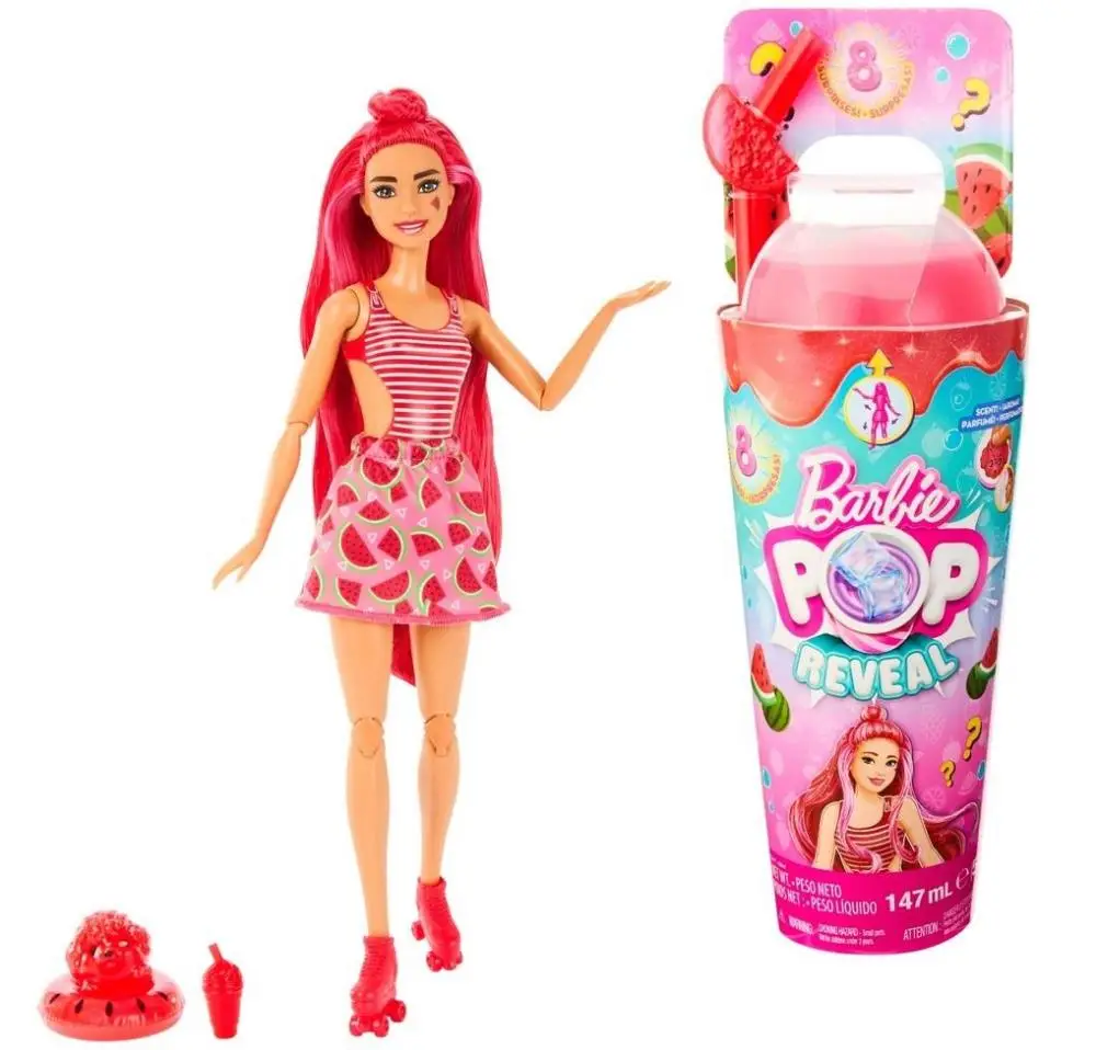 Barbie Pop Reveal Arbuzowa lemoniada HNW43 - Mattel