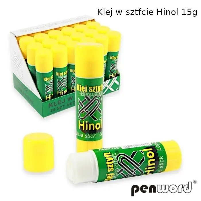 Klej w sztyfcie 15g Hinol (24szt) - Penword