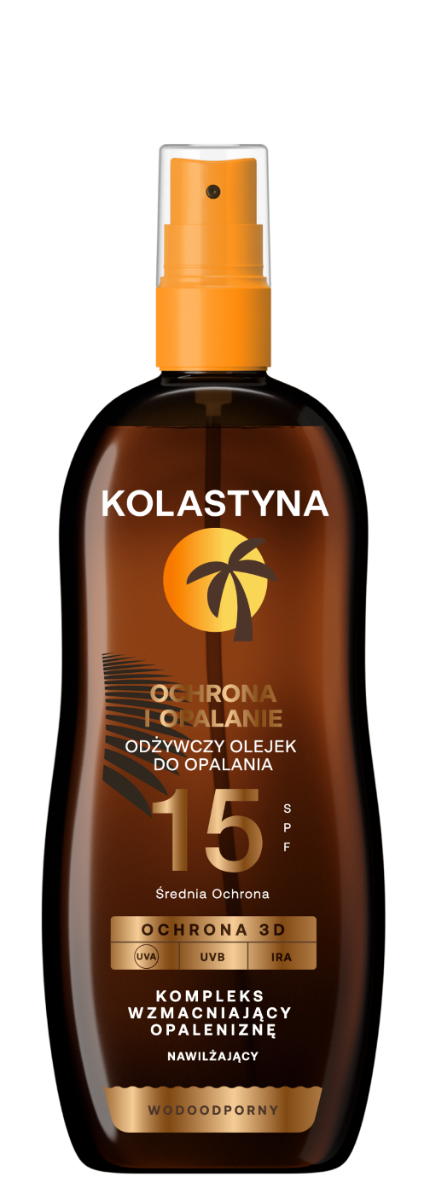 Kolastyna Sun SPF15 - Olejek do opalania 150 ml