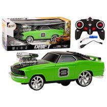 Auto R/C 1:18 Drift 360 światło dźwięk zielony Leantoys