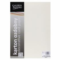 Karton ozdobny A4 240g kremowy Galeria Papieru płótno op.20 arkuszy ARGO 202122 ARG