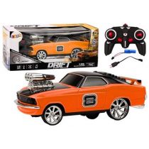 Auto R/C 1:18 Drift 360 światło dźwięk pomarańcz. Leantoys