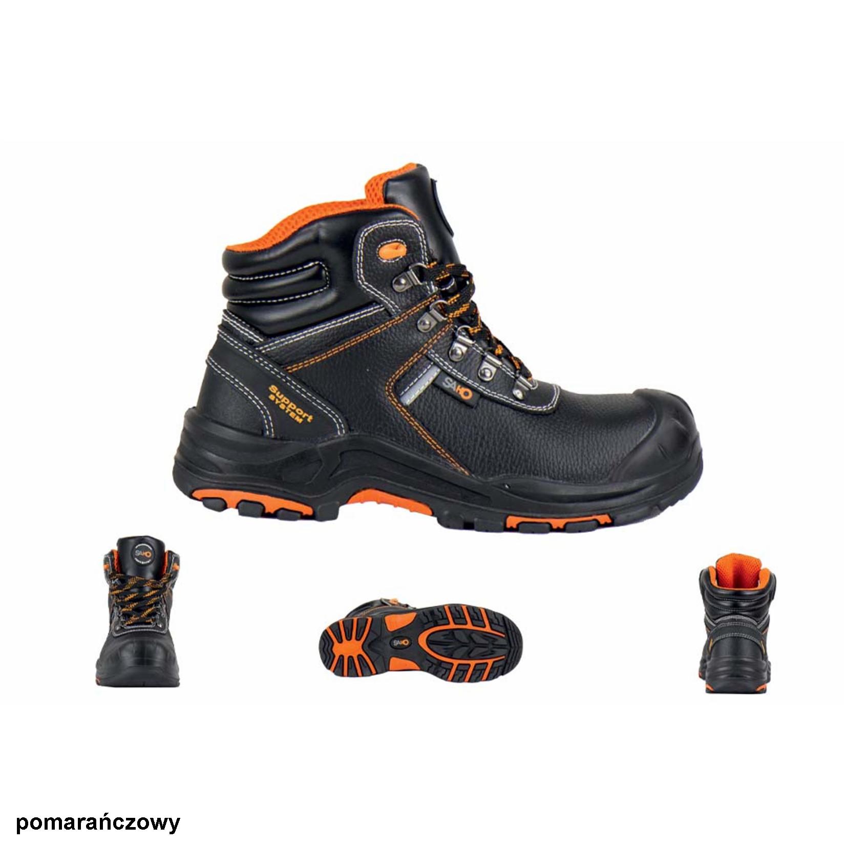 Obuwie robocze, trzewiki skórzane Sako 04-002 S3 SRC r, 43