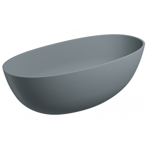 OMNIRES SHELLWWAG SHELL M+ wanna wolnostojąca, 160x75 cm, z syfonem ash grey