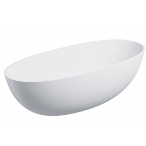 OMNIRES SHELL175WWBM SHELL M+ wanna wolnostojąca, 175x78 cm, z syfonem biały mat