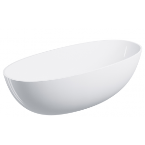 OMNIRES SHELL175WWBP SHELL M+ wanna wolnostojąca, 175x78 cm, z syfonem biały połysk