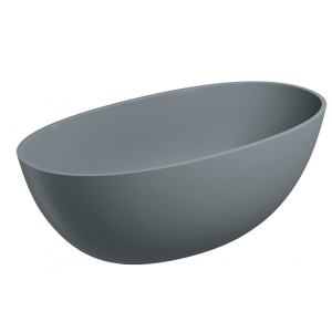 OMNIRES SHELL148WWAG SHELL M+ wanna wolnostojąca, 148x75 cm, z syfonem ash grey