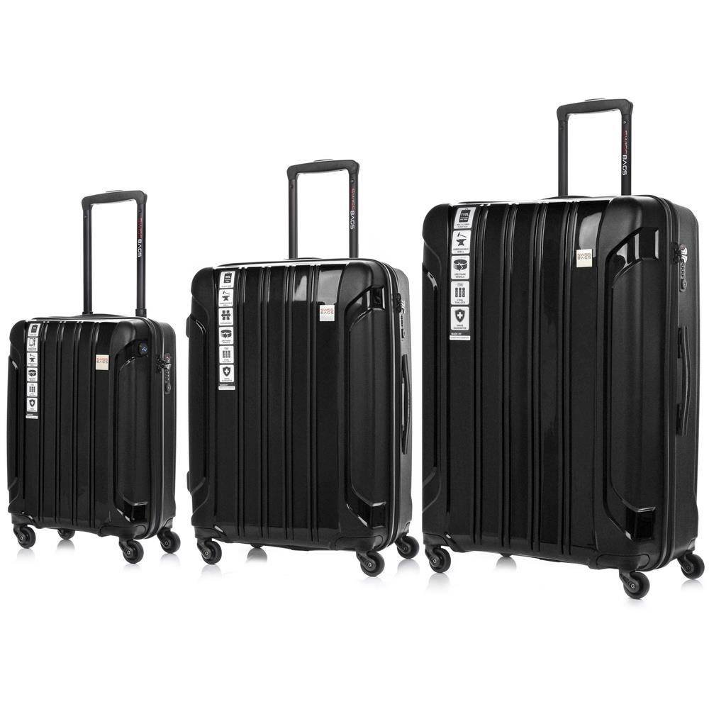 Zestaw Walizek TOURIST S,M,L Czarny
