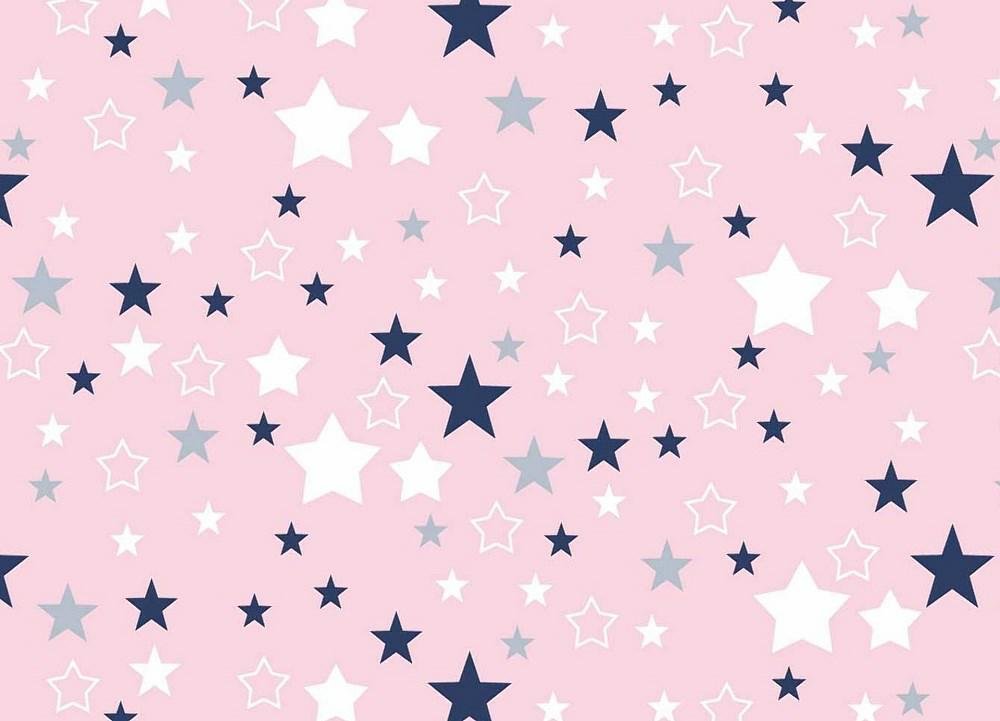 Poszewka 40x60 gwiazdki różowa Kids