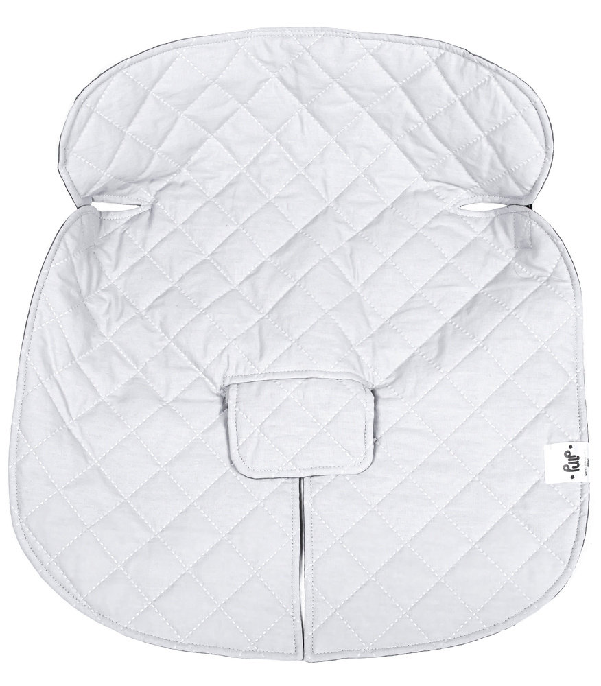 Podkładka wodoodporna do fotelika/wózka - szara-U