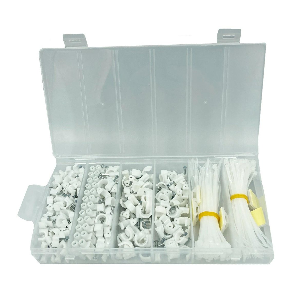 ZESTAW DO MOCOWAŃ KABLI 328 el Uchwyt FLOP Opaska Kostka WMC