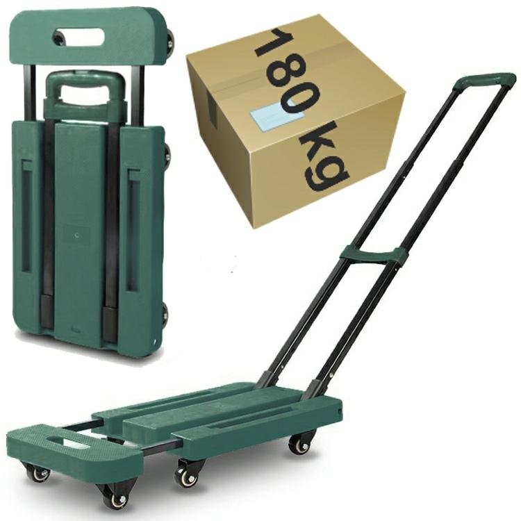 Wózek transportowy SKŁADANY Platformowy 180 KG magazynowy