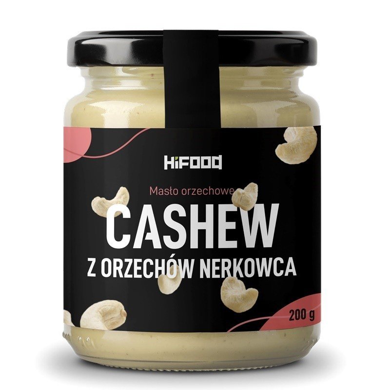 MAsło z nerkowców 100% CASHEW 200g HiFOOD PREMIUM