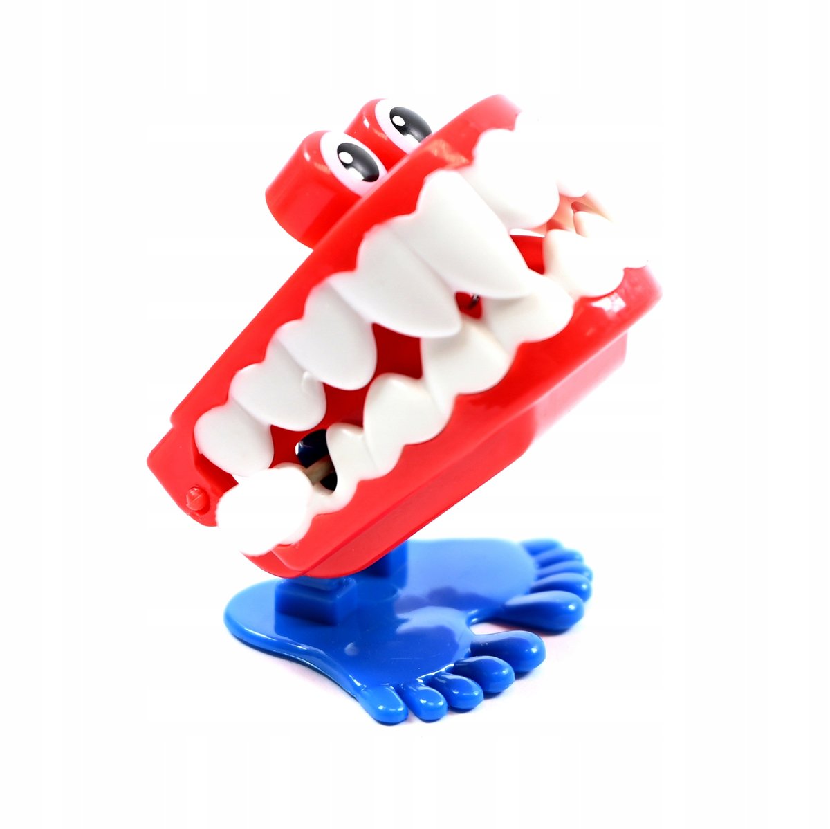 SZCZĘKA NAKRĘCANA SKACZĄCA ZABAWKA ZĘBY PREZENT OD DENTYSTY