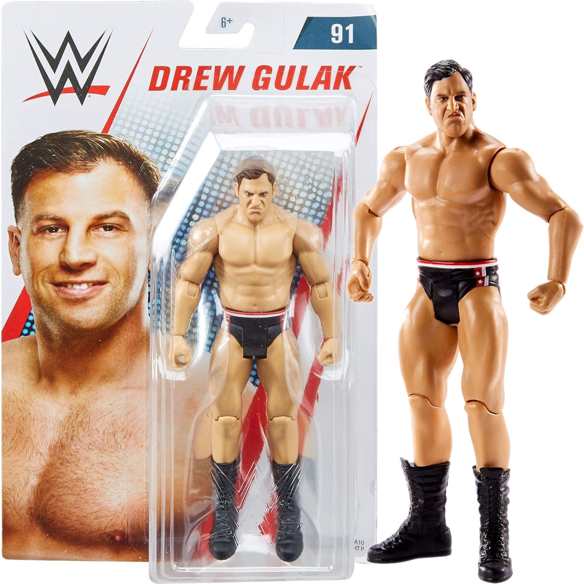 WWE WRESTLING SERIA 91 MATTEL ORYGINALNA RUCHOMA FIGURKA DREW GULAK GCB38