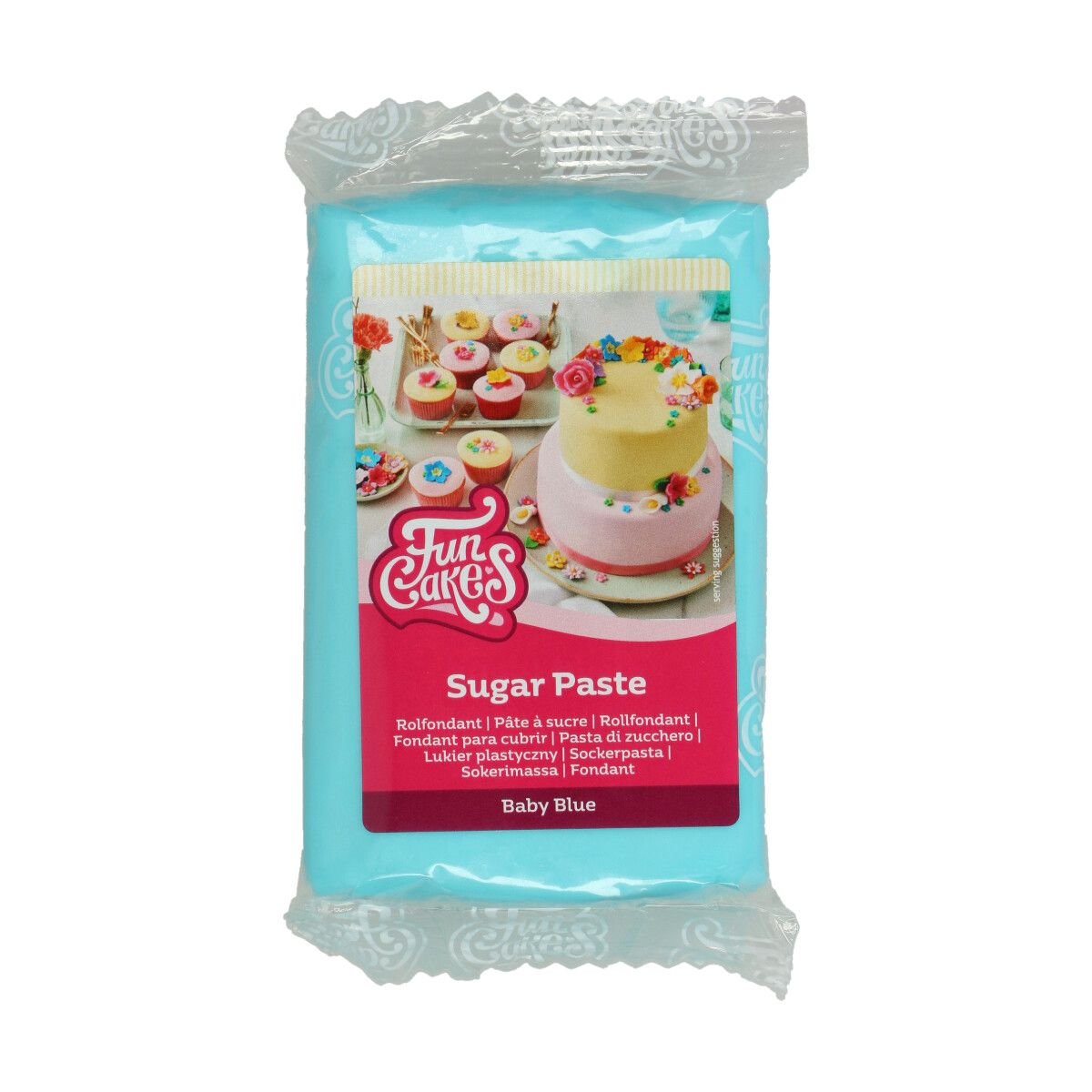 Masa cukrowa, fondant NIEBIESKI - Baby Blue FunCakes, 250 g