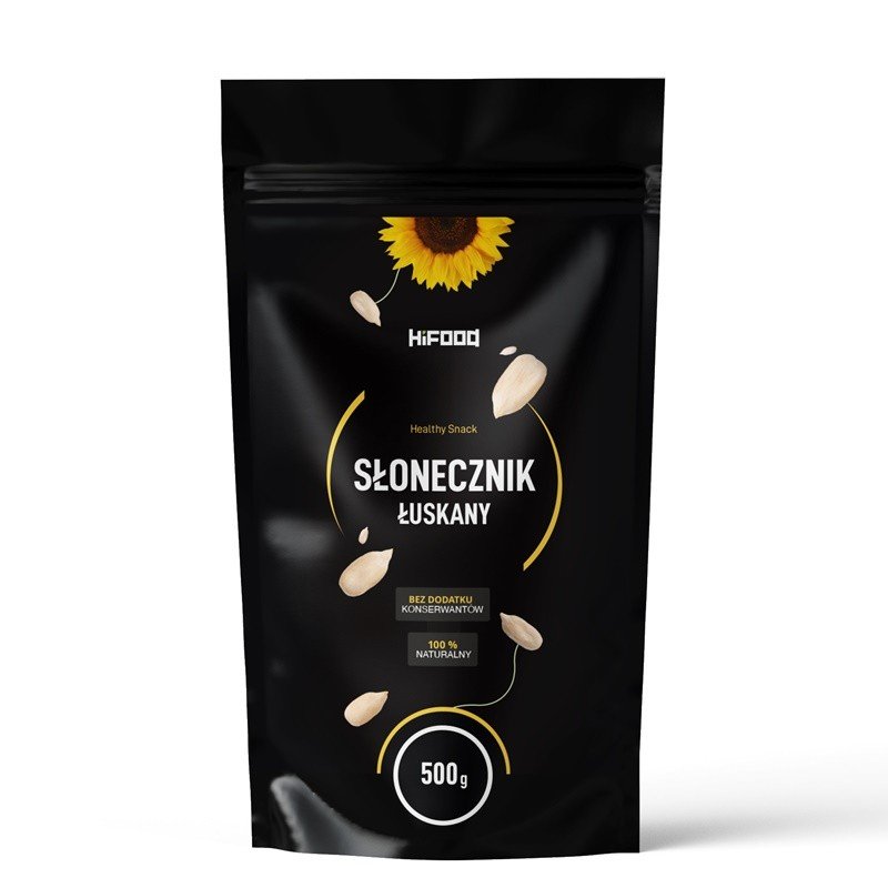 SŁONECZNIK ŁUSKANY 500g HiFOOD PREMIUM