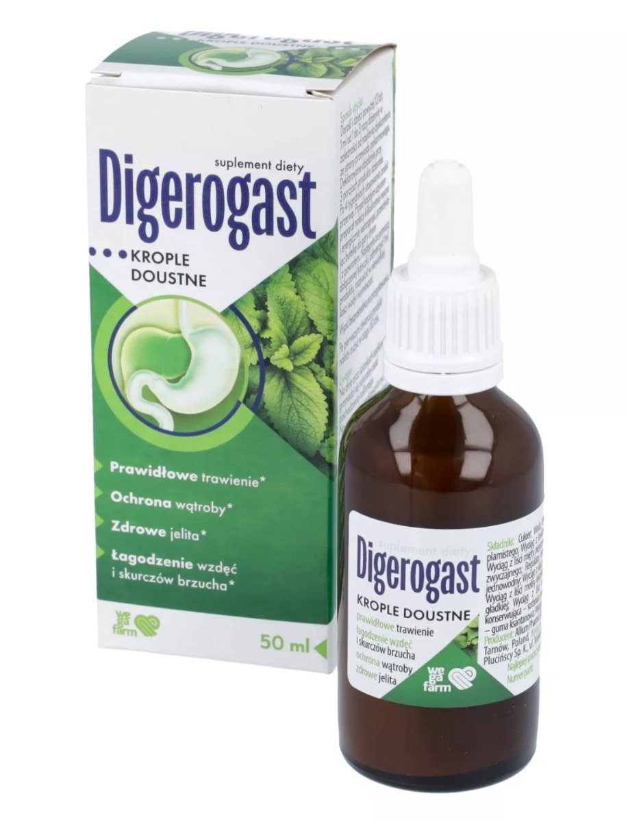 WegaFarm Digerogast, Suplement diety, 50ml