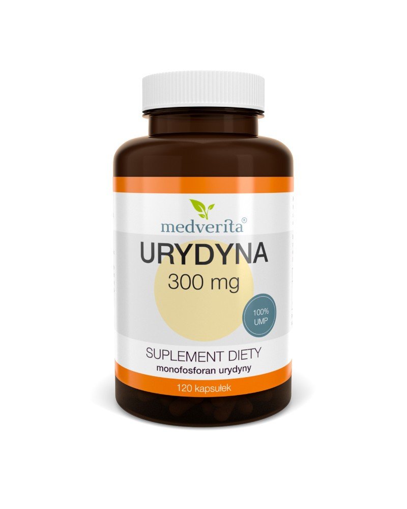 Medverita Urydyna 300 mg, Suplement diety, 120 kapsułek
