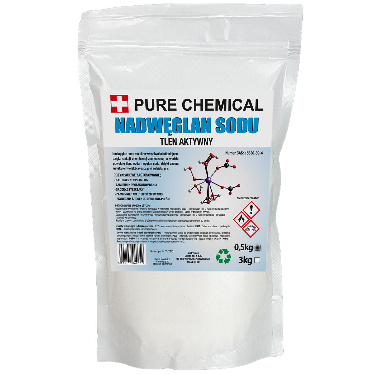 Nadwęglan sodu (aktywny tlen) 0,5kg