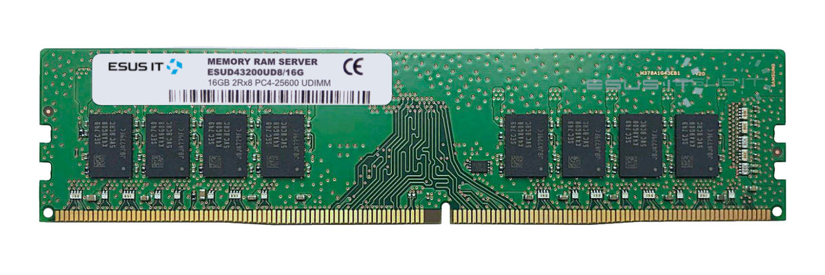 Pamięć RAM 1x 16GB ESUS IT DDR4 2Rx8 3200MHz PC4-25600 NON-ECC ESUD43200UD8/16G