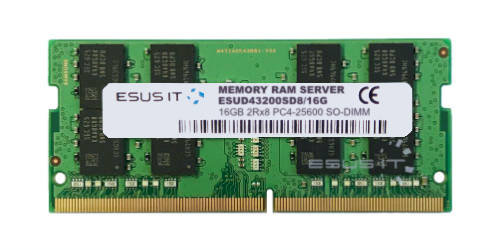Pamięć RAM 1x 16GB ESUS IT DDR4 2Rx8 3200MHz PC4-25600 SO-DIMM ESUD43200SD8/16G