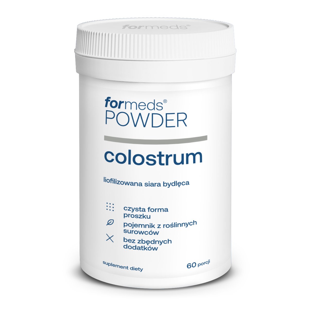 ForMeds Powder Colostrum Kolostrum z mleka krowiego w proszku, Suplement diety, 60 porcji