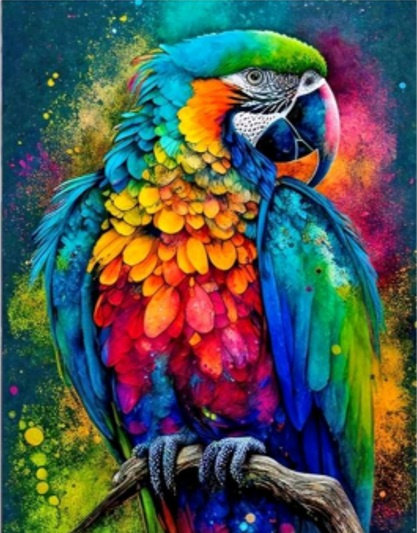 Diamentowa mozaika Papuga Ara 30x40cm 2000163 Norimpex