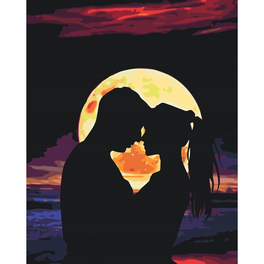 Diamentowa Mozaika Zakochana Para 30x40