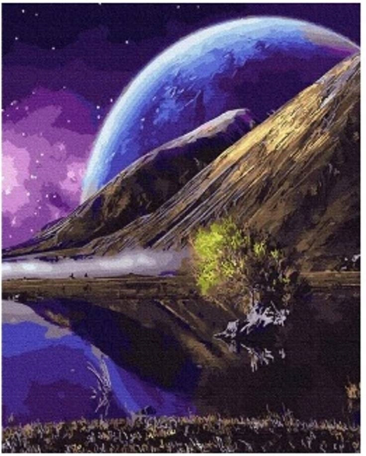 Diamentowa Mozaika Planeta 30x40