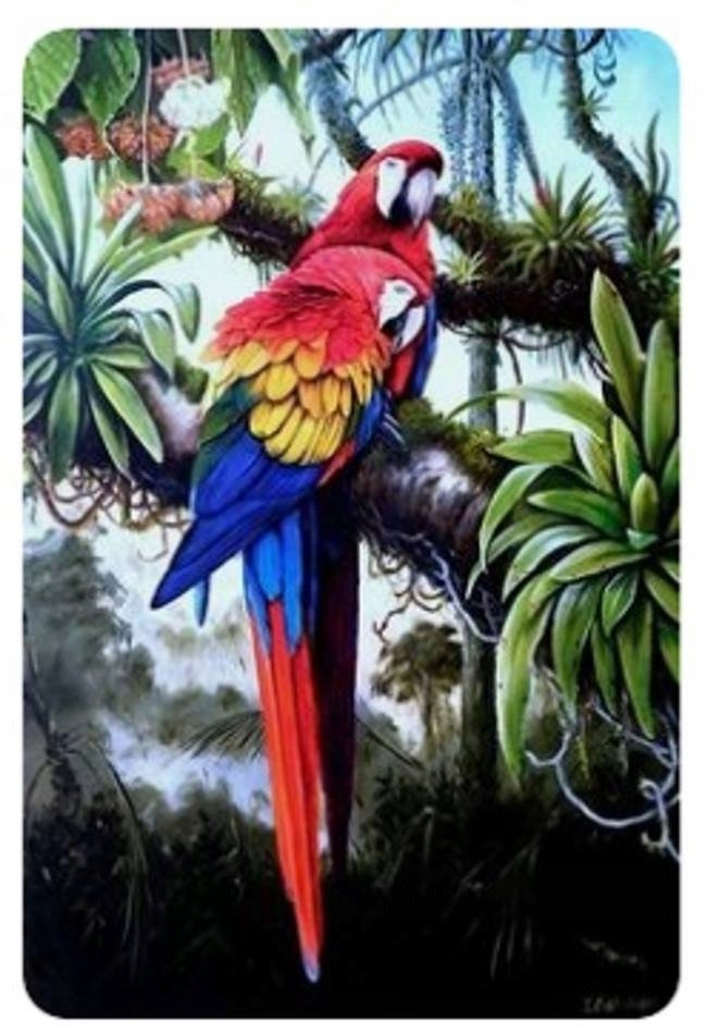 Diamentowa Mozaika Papugi 40x80cm