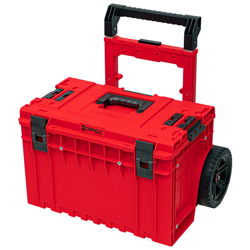 Skrzynia narzędziowa na kołach Qbrick System ONE Cart 2.0 RED Ultra HD Custom