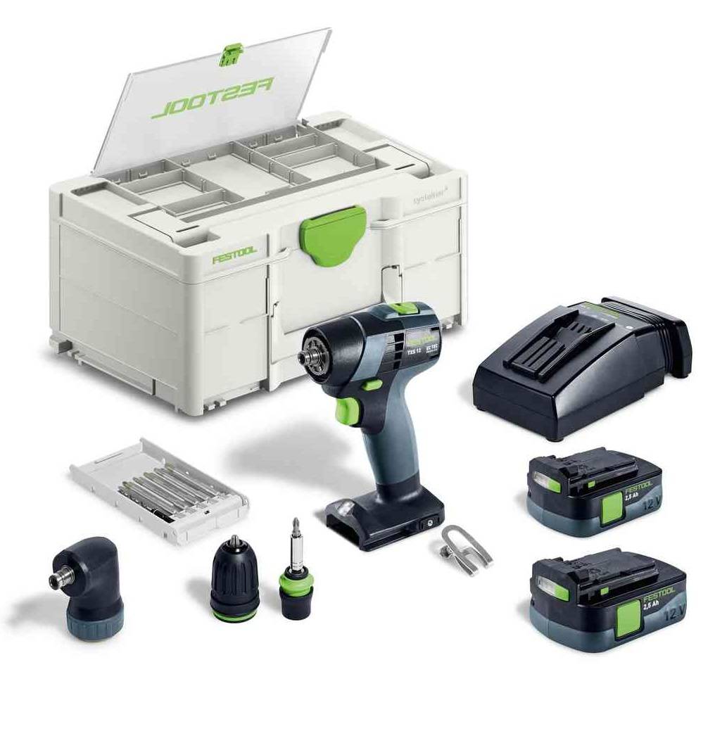 Wiertarko-wkrętarka Festool TXS 12 2.5-Set 576874