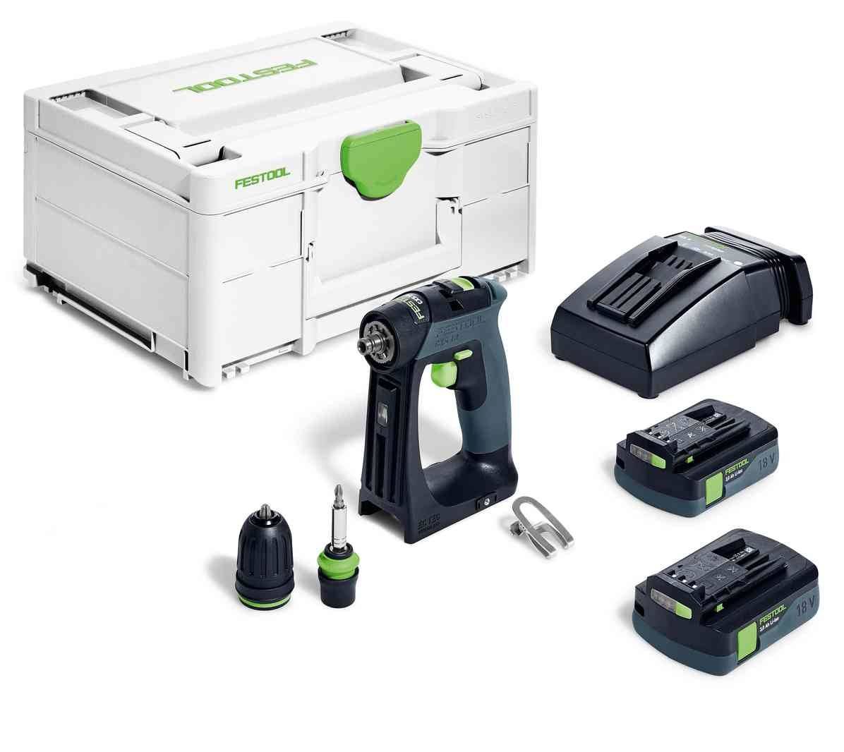 Wiertarko-wkrętarka Festool CXS 18 C 3,0-Plus
