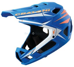 Kask rowerowy Cratoni Interceptor 2.0 full face downhill niebieski