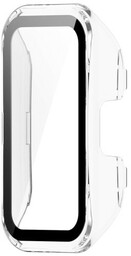 Bizon Etui Case+Glass Watch do Huawei Band 9 / Band 8, przezroczyste