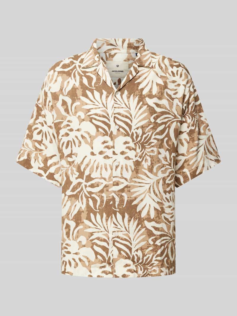 Koszula casualowa o kroju relaxed fit z kołnierzem z połami model ‘BLUREXTON’