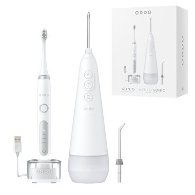Ordo Sonic+ & Hydro Sonic+ biało srebrny
