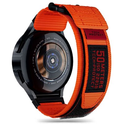 TECH-PROTECT SCOUT PRO PASEK DO SAMSUNG GALAXY WATCH 4 / 5 / 5 PRO / 6 ORANGE