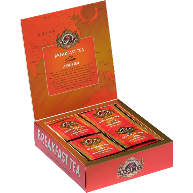 Zestaw herbat BREAKFAST TEA ASIA saszetki - 40 szt.