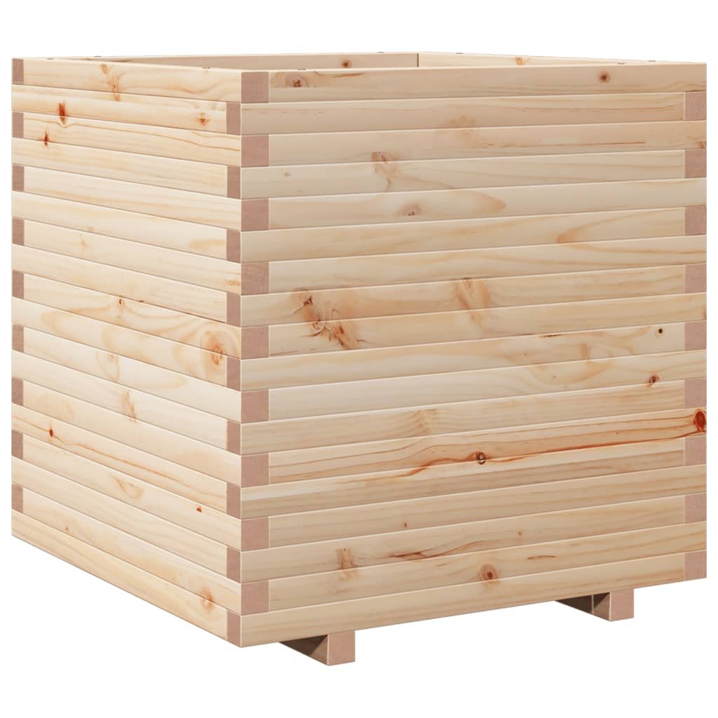vidaXL Donica ogrodowa, 70x70x72 cm, lite drewno sosnowe