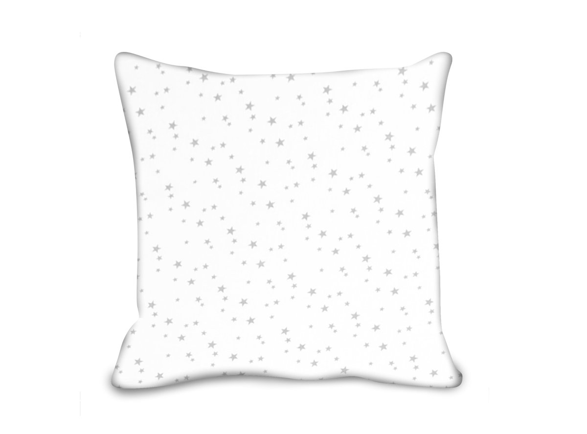 Poszewka na suwak, JASIEK, 40x40cm, BAWEŁNA 100% MINI GWIAZDECZKI