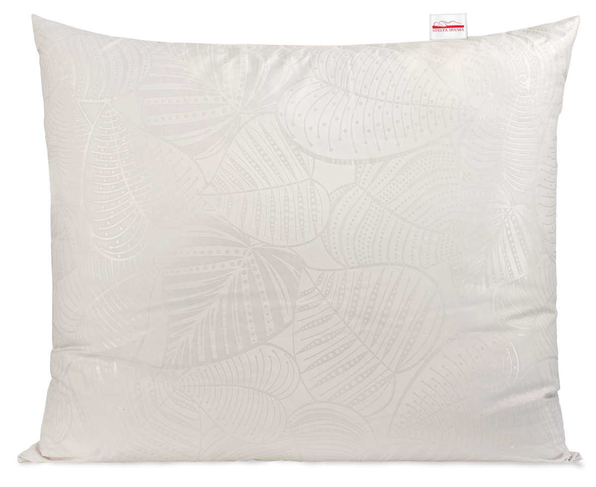 Poduszka 70x80 beżowa antyalergiczna wzór