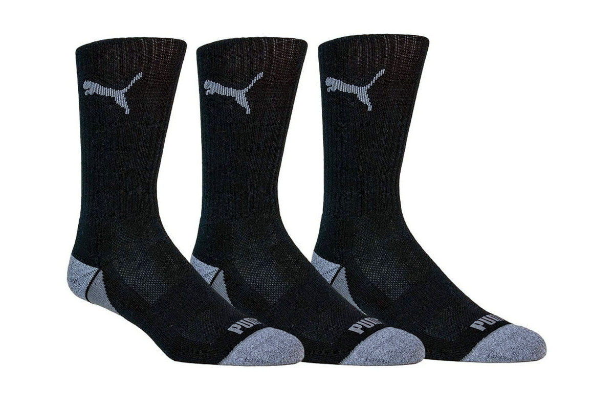Sportowe Skarpety Puma Crew Socks 3-pak 928971-02 termiczne Rozmiar 39/46