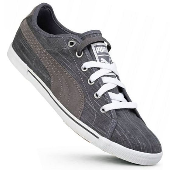 Trampki Damskie Puma Sportowe Lekkie Szare Modne Stylowe Młodzieżowe Wygodne Sznurowane 37,5