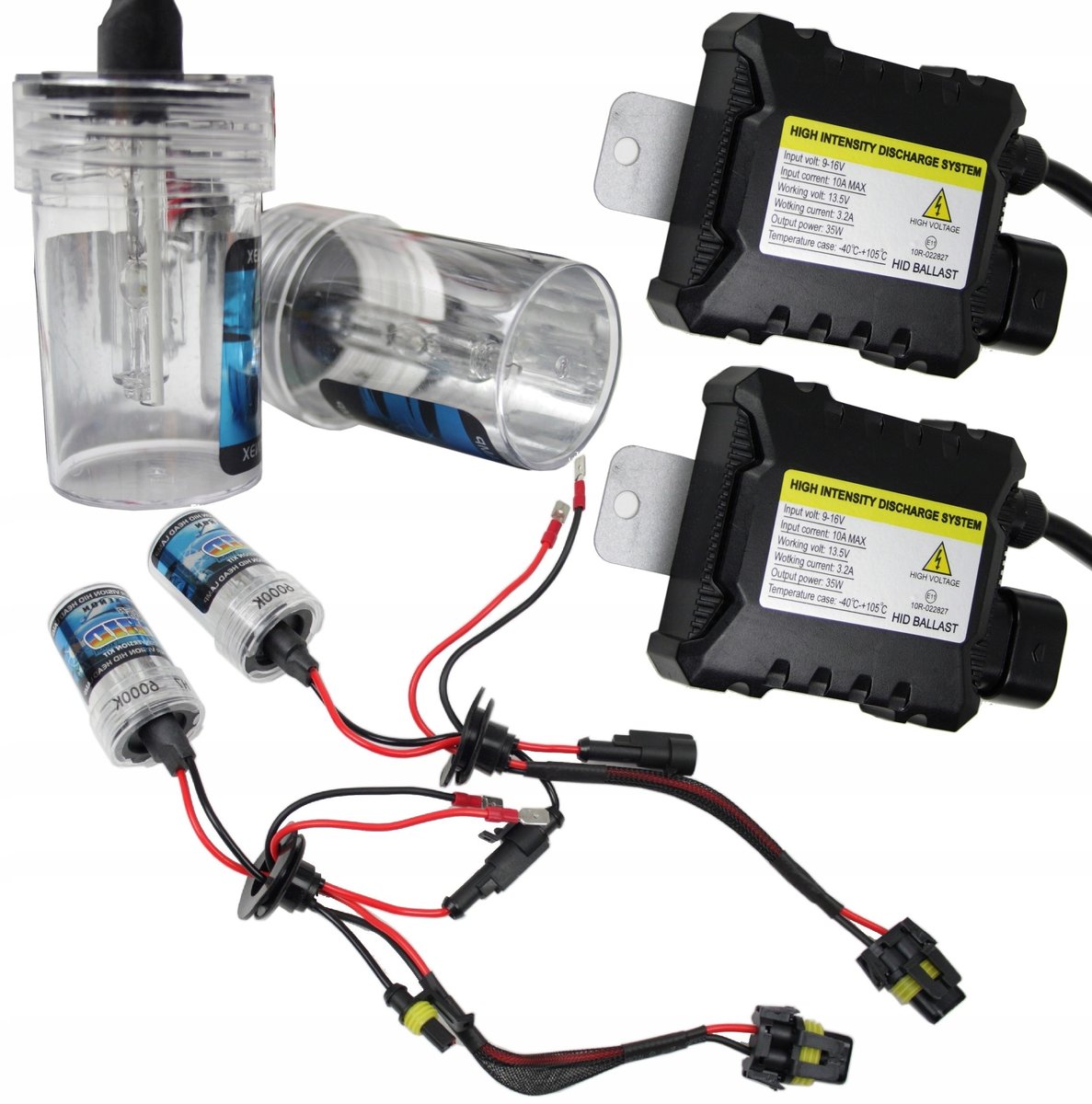 Zestaw Xenon H7 Hid Żarówki Ksenon Xenony 6000K 35W Żarniki Ultra Slim