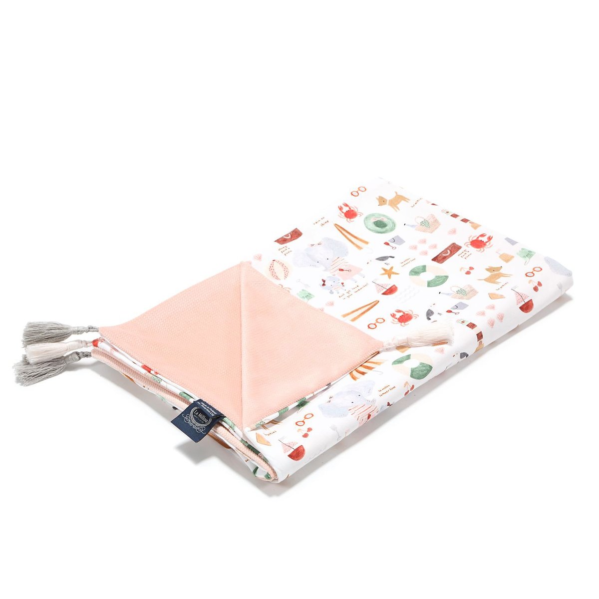 LA MILLOU LEKKI KOCYK- L - FRENCH RIVIERA GIRL - POWDER PINK VELVET
