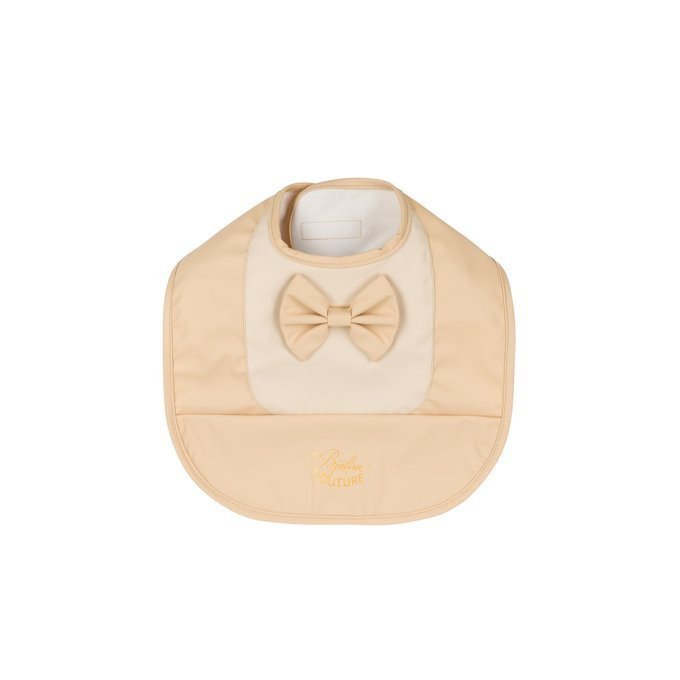 Bjallra Śliniak Beige Bow