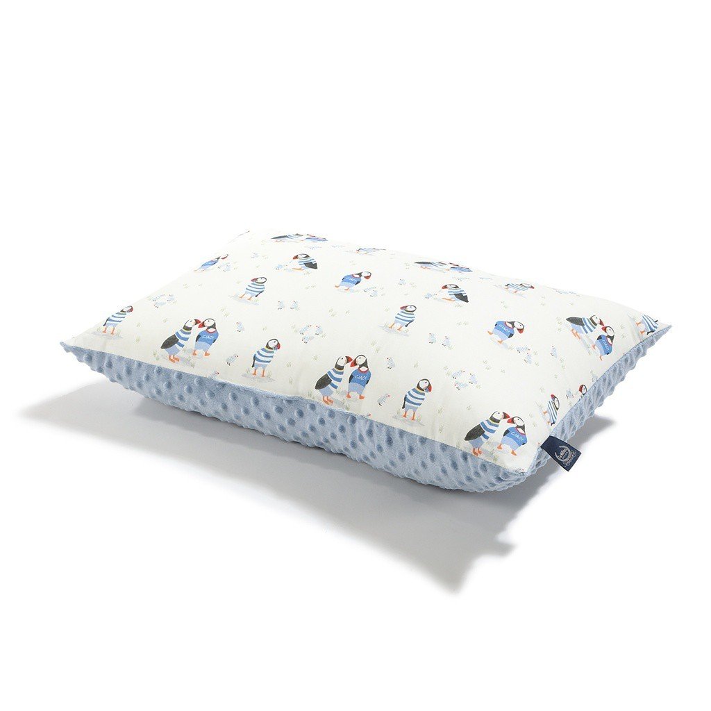 LA MILLOU PODUSZKA BIG JOHN MINKY - PUFFIN - WIND BLUE